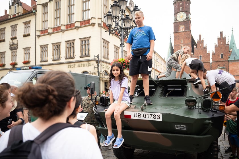 Wystawa sprzętu podczas Święta Wojska Polskiego we Wrocławiu (15 sierpnia 2024)