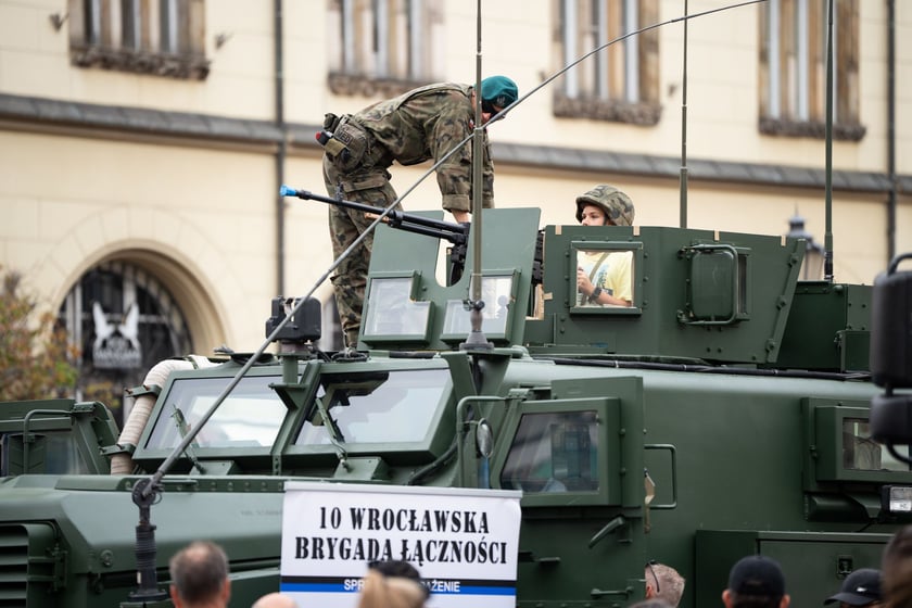 Wystawa sprzętu podczas Święta Wojska Polskiego we Wrocławiu (15 sierpnia 2024)