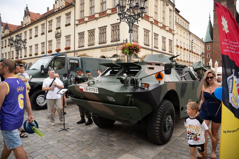 Wystawa sprzętu podczas Święta Wojska Polskiego we Wrocławiu (15 sierpnia 2024)