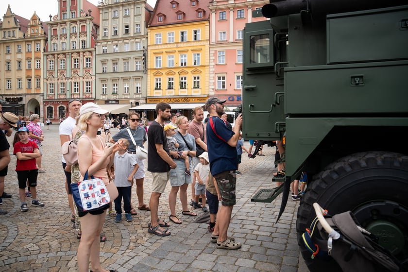 Wystawa sprzętu podczas Święta Wojska Polskiego we Wrocławiu (15 sierpnia 2024)