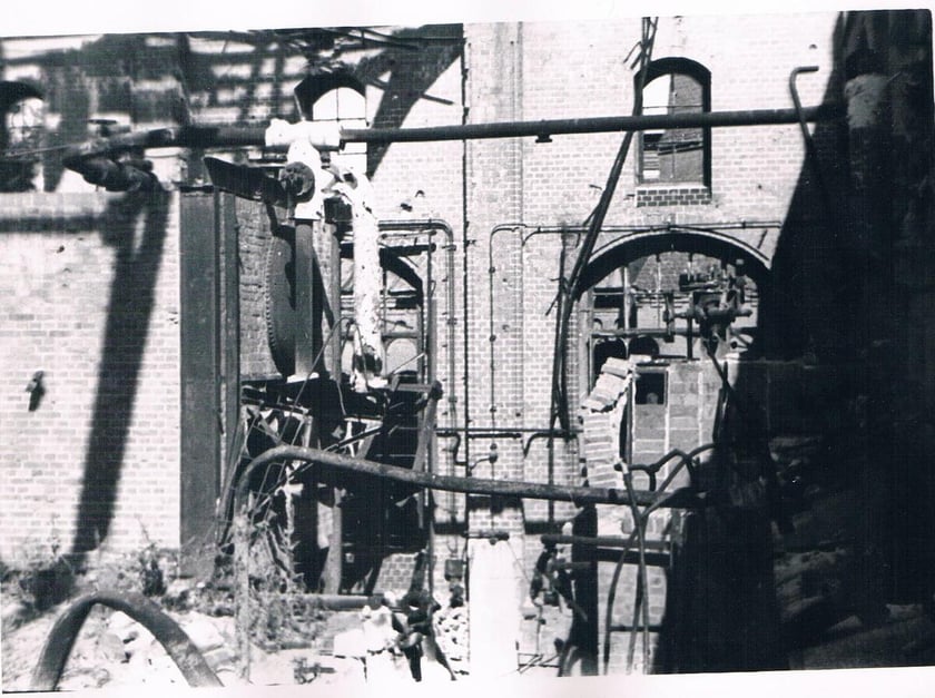 zniszczenia wojenne infrastruktury wodno-kanalizacyjnej, 1945 rok&nbsp;