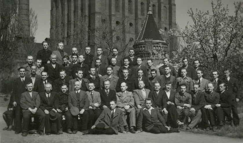 polsko-niemiecka załoga zakładu Na Grobli, rok 1951