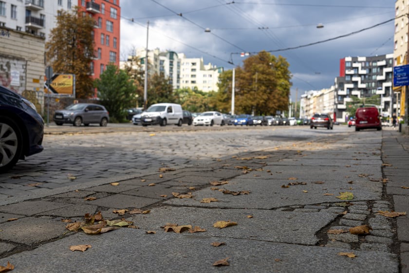 Ulica Pułaskiego w drugiej połowie sierpnia 2024