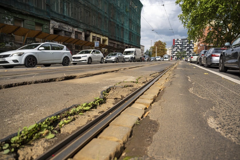 Ulica Pułaskiego w drugiej połowie sierpnia 2024
