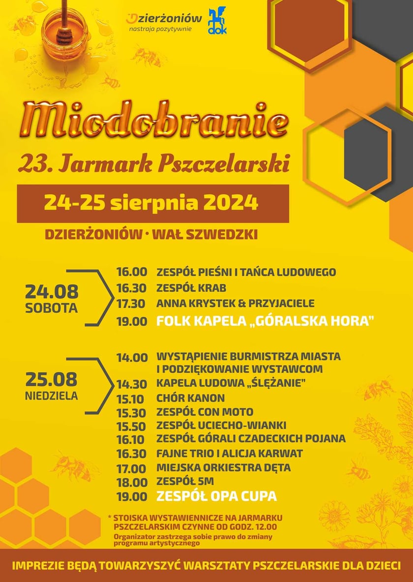 Miodobranie w Dzierzoniowie