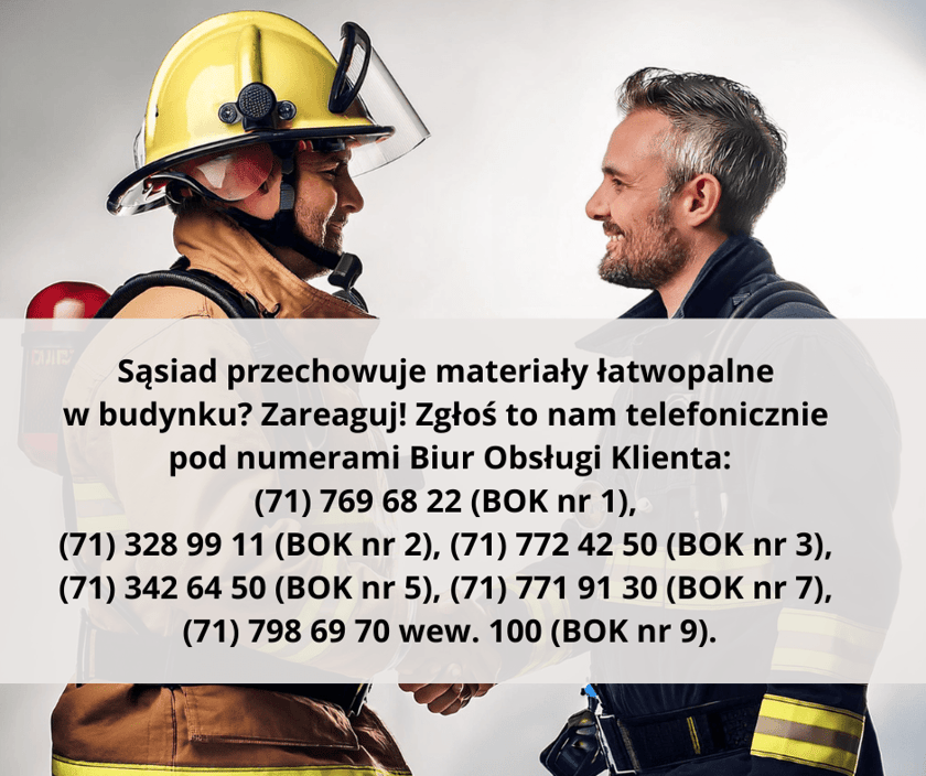 Powiększ obraz: <p>Numery telefon&oacute;w i adresy e-mail dla mieszkańc&oacute;w ZZK.&nbsp;</p>