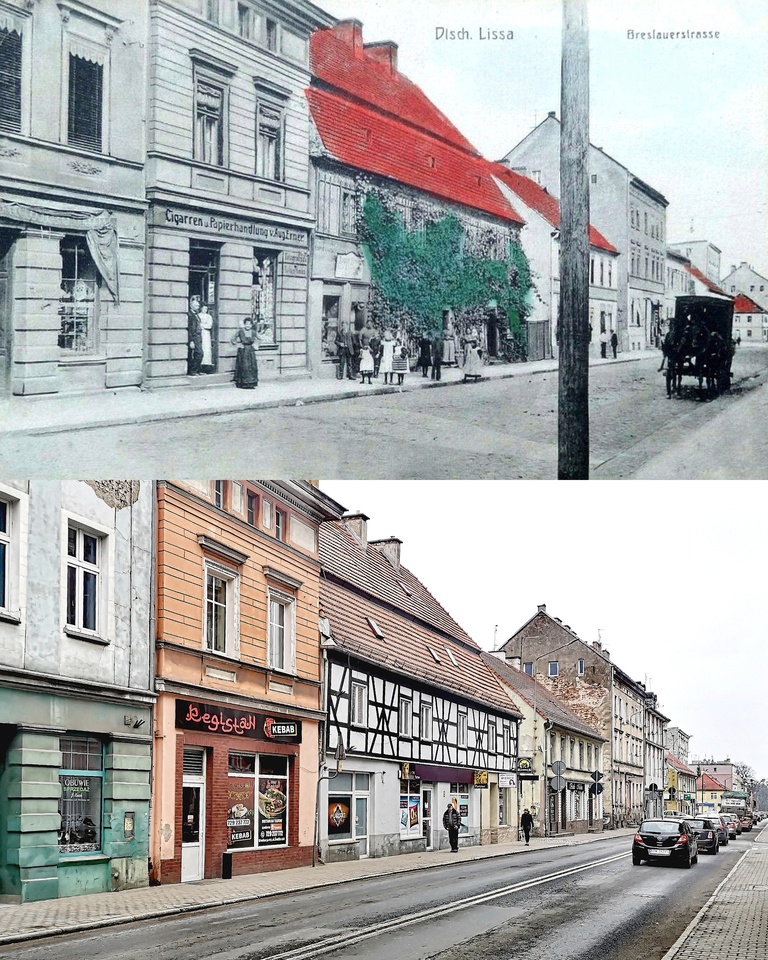 Współczesne i przedwojenne zdjęcia Wrocławia