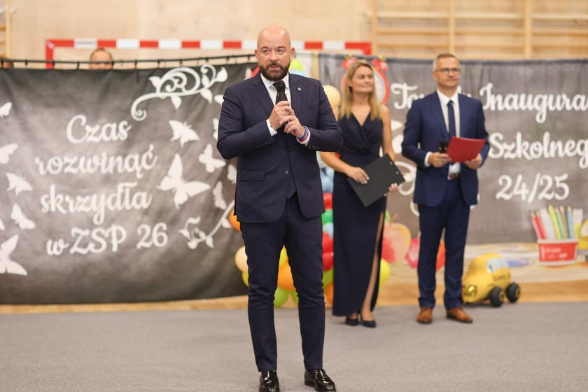 Inauguracja roku szkolnego 2024/2025 w ZSP nr 26 przy ul. Cynamonowej we Wrocławiu