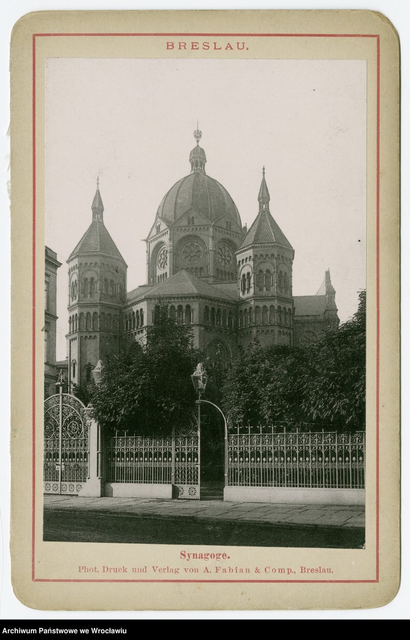 Nowa Synagoga, 1910