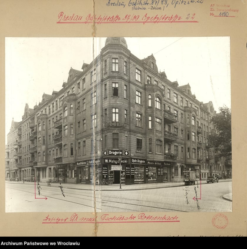 R&oacute;g Gajowickiej i Żelaznej, 1920