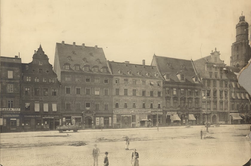 Wrocławski rynek, 1900