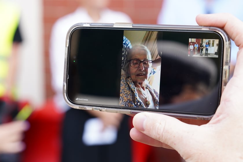 Kamienie pamięci Stolpersteine przy ul. Lelewela, 3 września 2024 r.