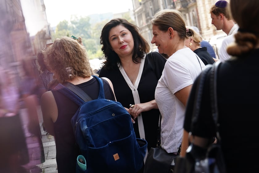 Kamienie pamięci Stolpersteine przy ul. Lelewela, 3 września 2024 r.