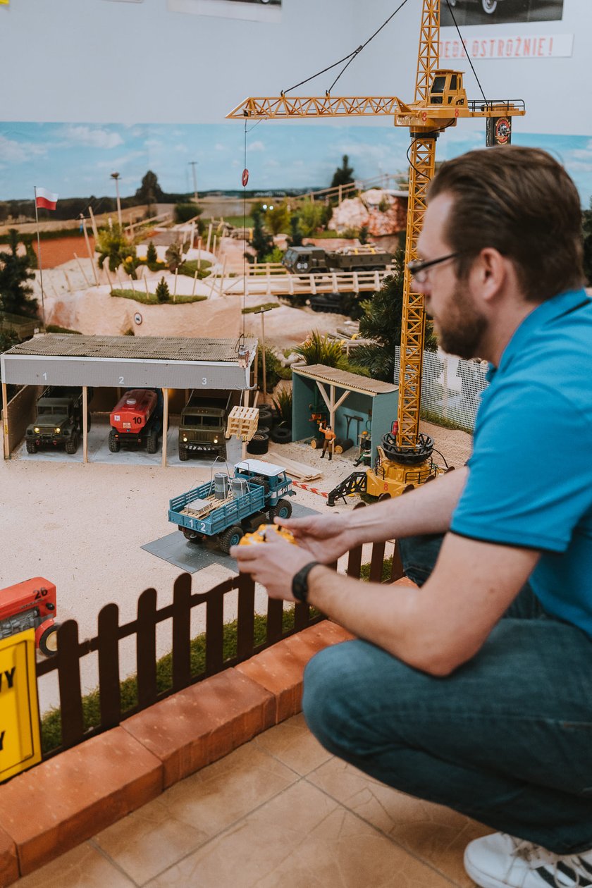 Automania RC na Kolistej. Pan Marcin sam zbudował makietę