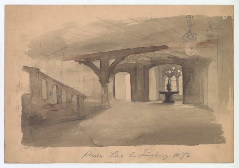 Klasztor w Lune koło Luneberga, 1872