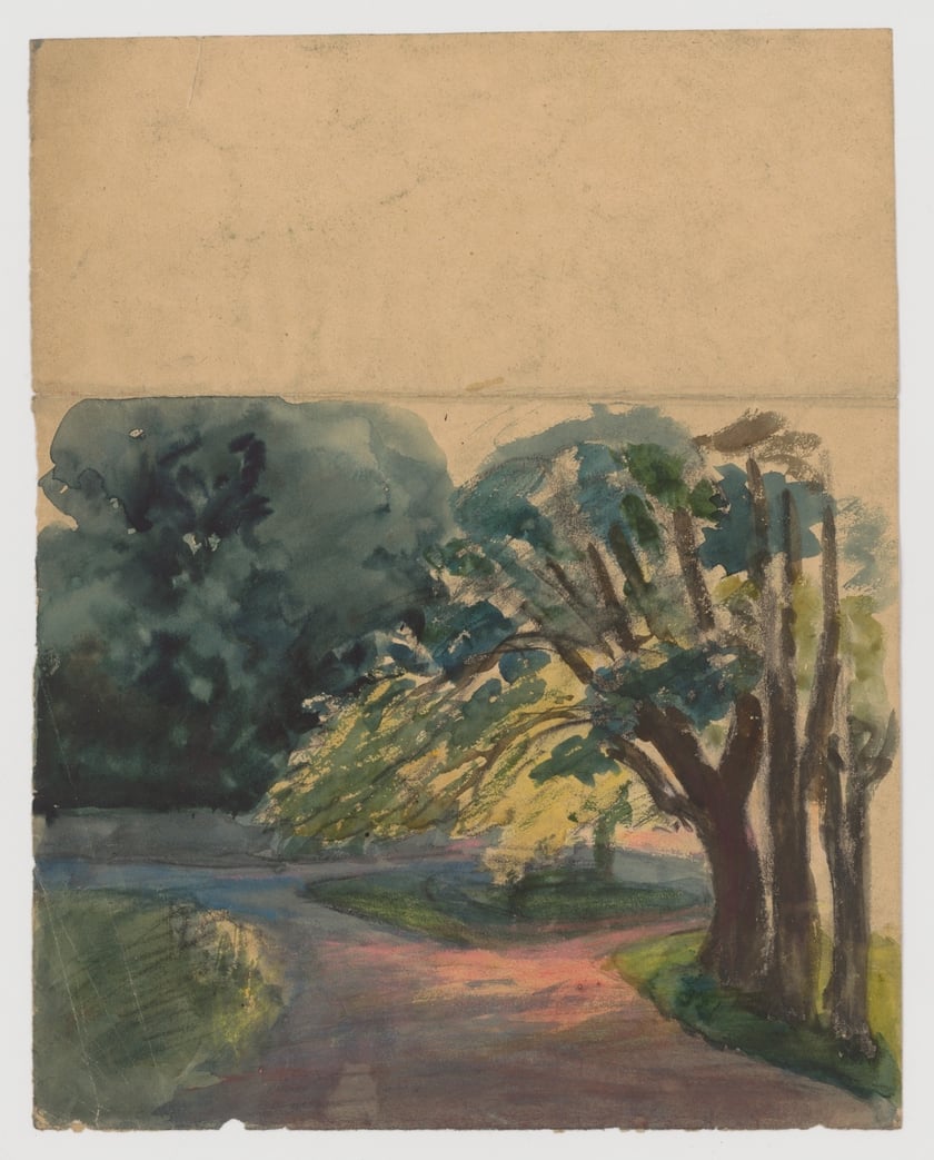 Park, lokalizacja nieznana. Około 1900