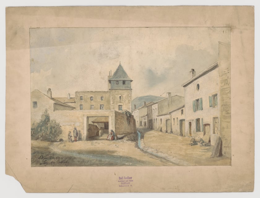 Scy-Chazelles koło Metzu, 1874