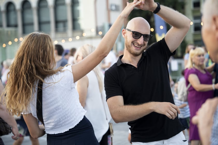 Potańcówka Wrocławska na placu Wolności, 07.09.2024