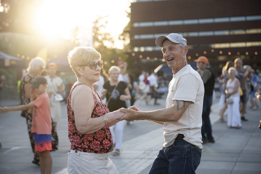 Potańcówka Wrocławska na placu Wolności, 07.09.2024