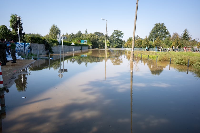 Stawianie umocnień na Stabłowicach (Leśnica), 18 września 2024 roku