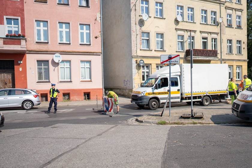 Stawianie umocnień na Stabłowicach (Leśnica), 18 września 2024 roku