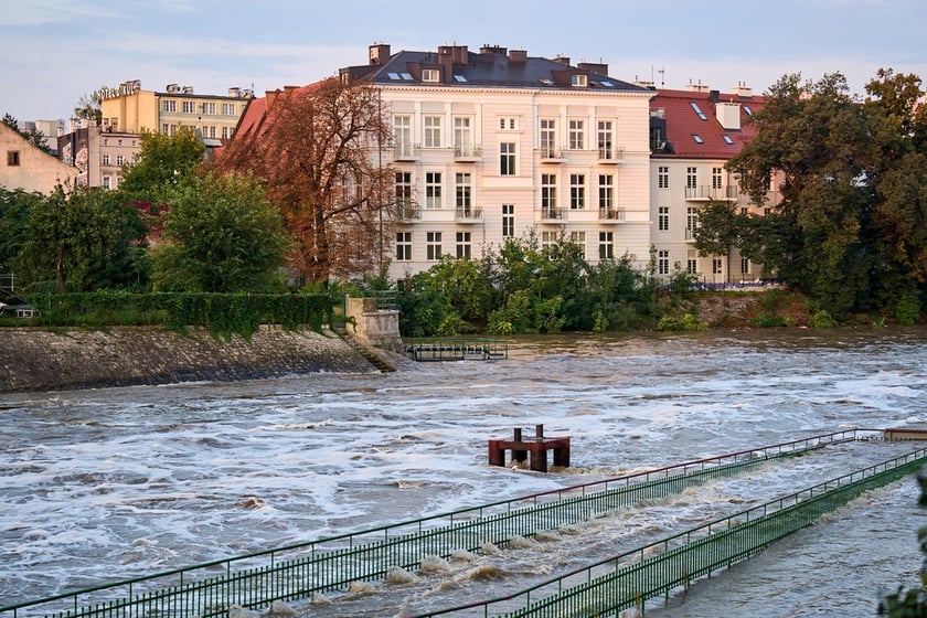 Odra we Wrocławiu, czwartek, 19 września rano