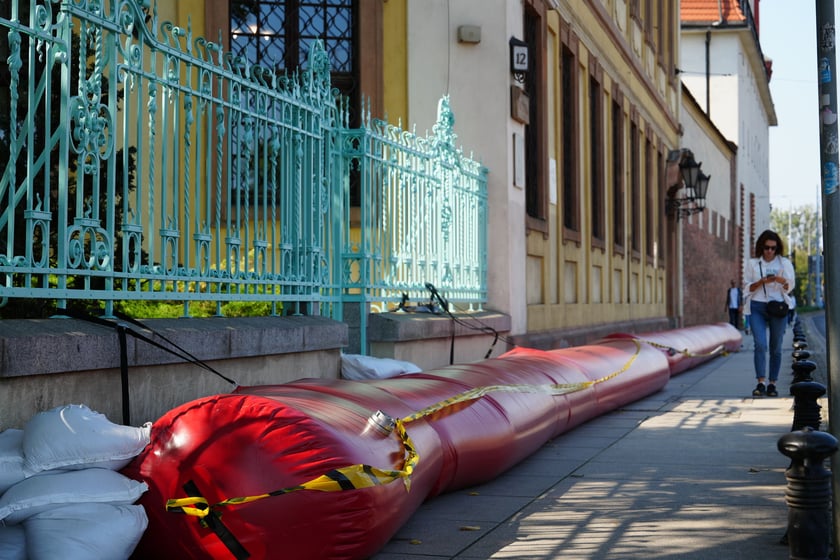 Zabezpieczenia w centrum Wrocławia, 18 września 2024