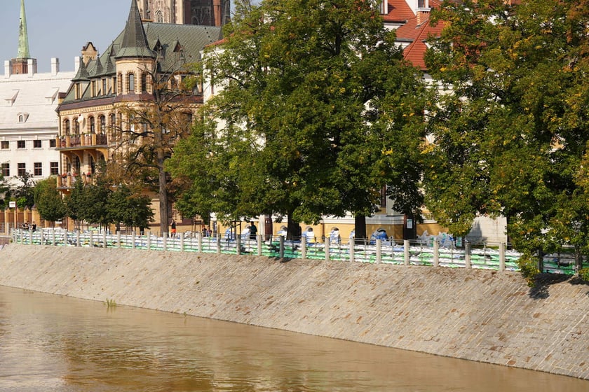 Zabezpieczenia w centrum Wrocławia, 18 września 2024