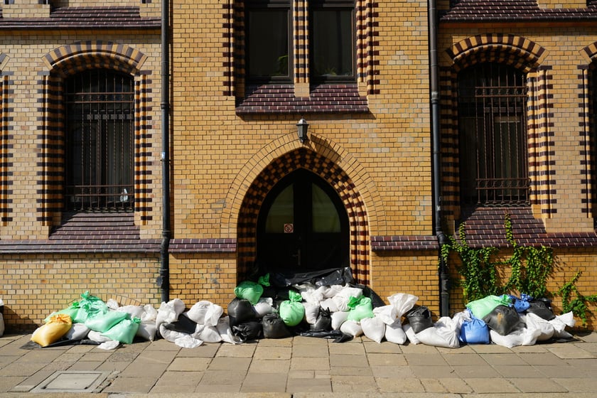 Zabezpieczenia w centrum Wrocławia, 18 września 2024