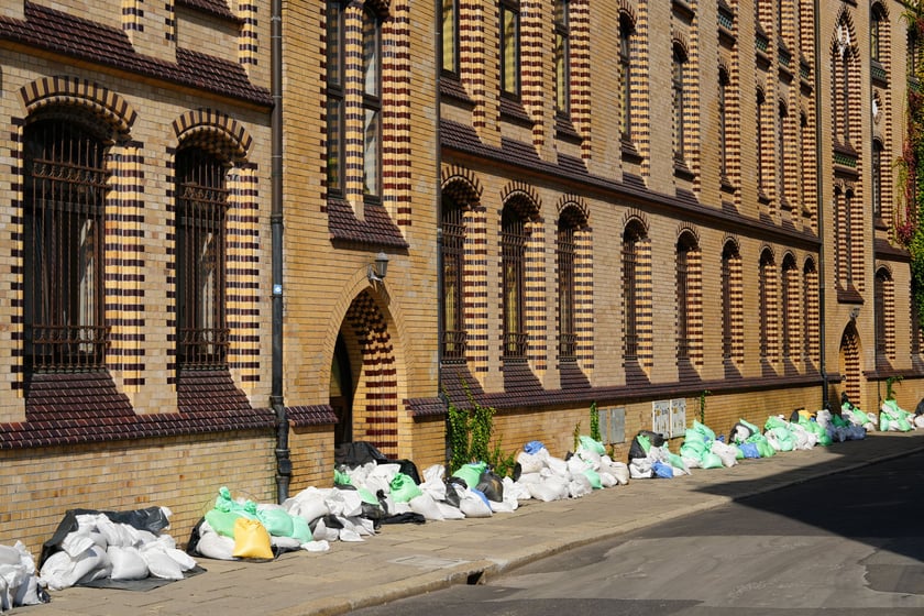 Zabezpieczenia w centrum Wrocławia, 18 września 2024