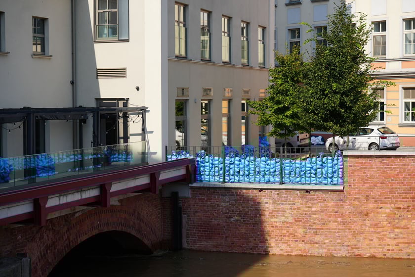 Zabezpieczenia w centrum Wrocławia, 18 września 2024