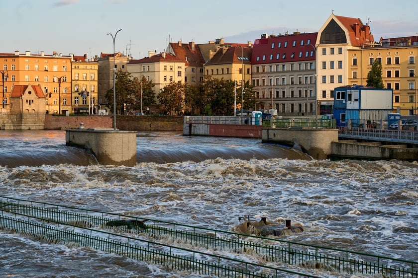 Odra we Wrocławiu,  19 września