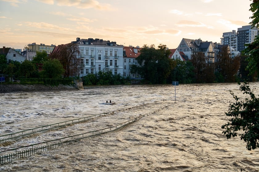 Odra we Wrocławiu,  19 września