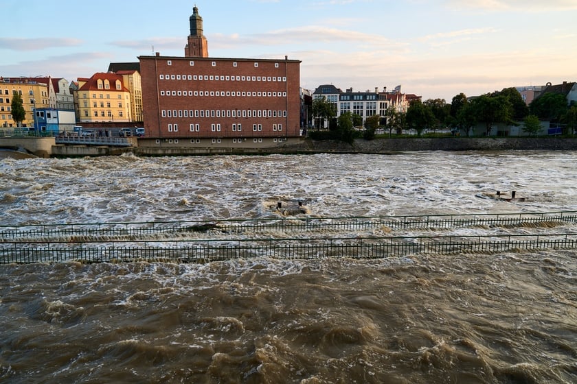 Odra we Wrocławiu,  19 września