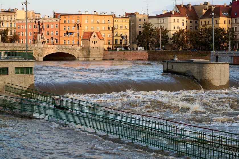Odra we Wrocławiu,  19 września