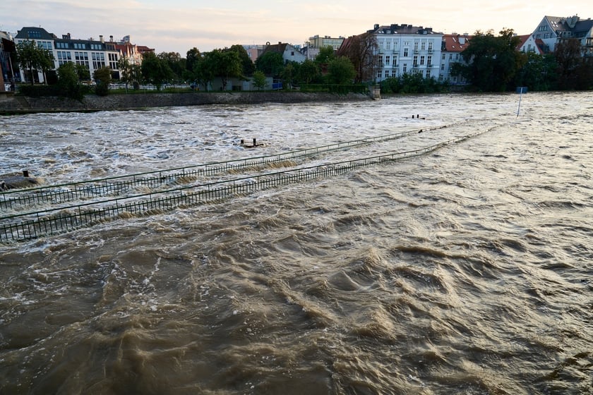 Odra we Wrocławiu,  19 września
