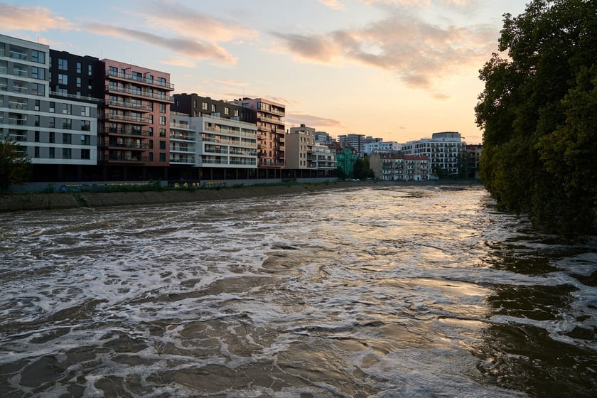 Odra we Wrocławiu,  19 września