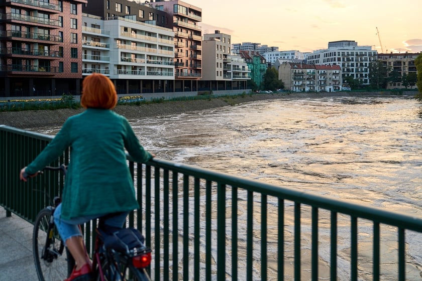 Odra we Wrocławiu,  19 września
