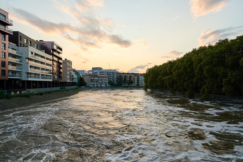 Odra we Wrocławiu,  19 września