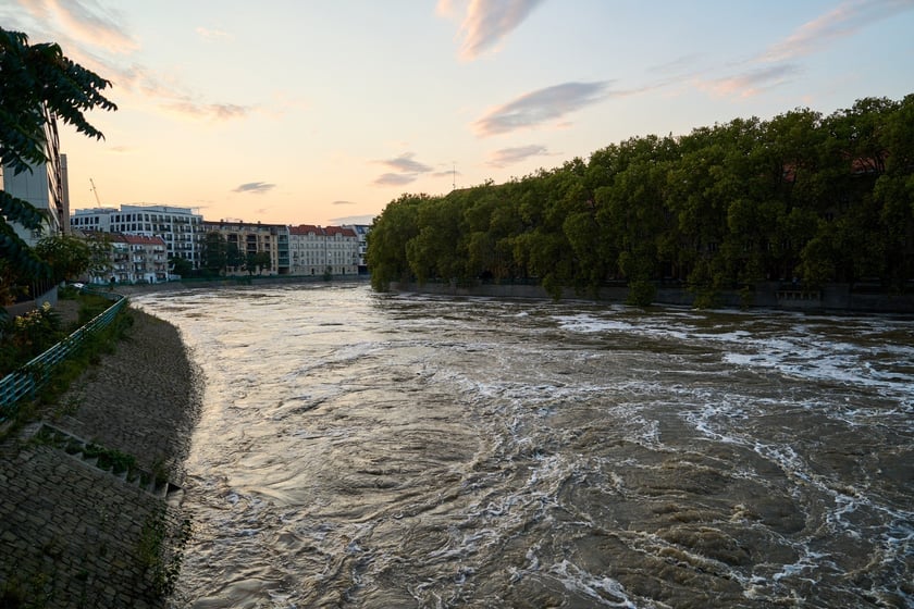 Odra we Wrocławiu,  19 września