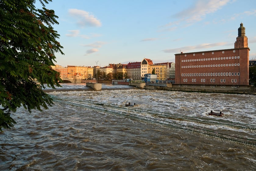 Odra we Wrocławiu,  19 września