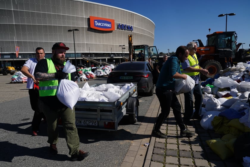 Worki z piaskiem przywieś na Tarczyński Arena Wrocław