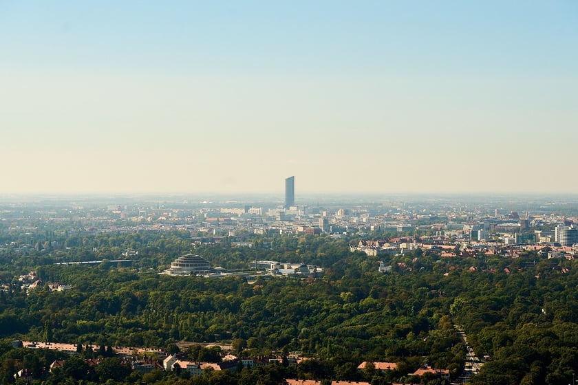 Wrocław z lotu ptaka. Zdjęcia lotnicze z powodzi [21 września]