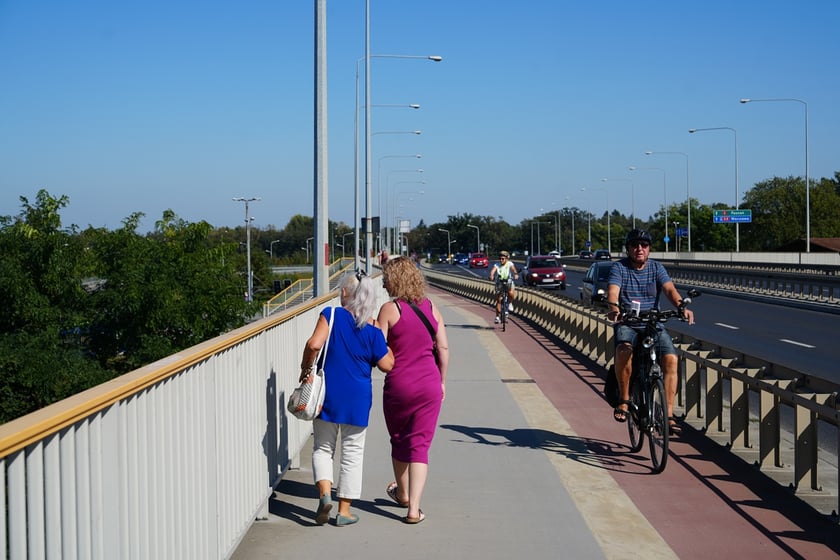 Most Milenijny nad Odrą we Wrocławiu: Dobry widok na Odrę