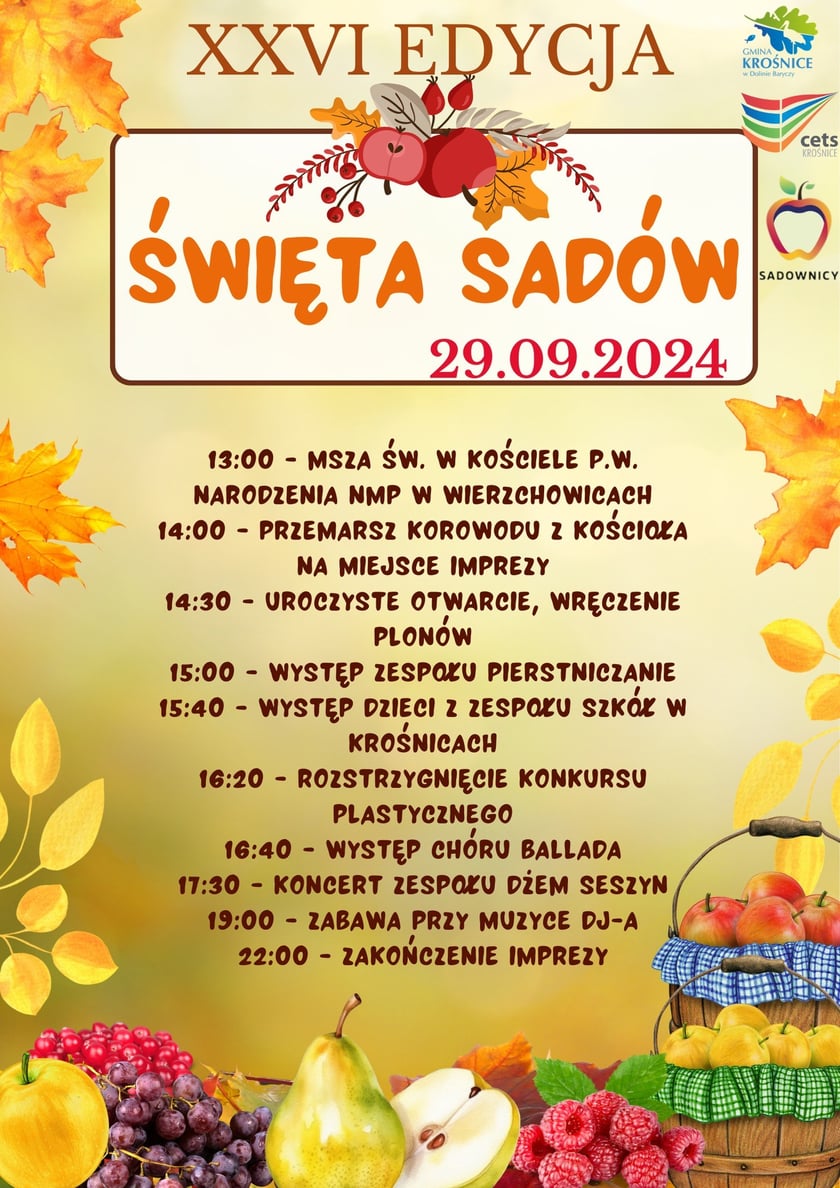 Święto Sadów  w Wierzchowicach