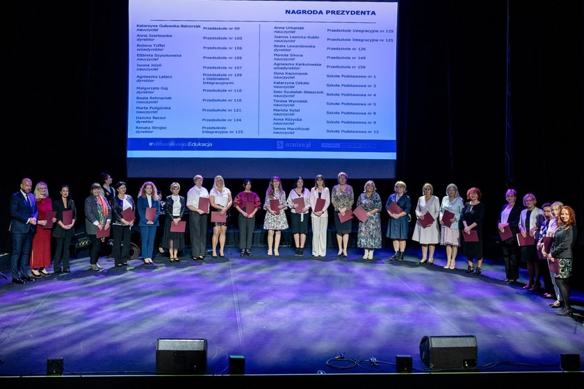 Wrocławski Dzień Edukacji Narodowej 2024. Wyróżnienia dla nauczycieli