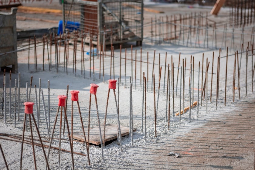 Budowa ZSP na Zwycięskiej (koniec lutego 2025 roku)