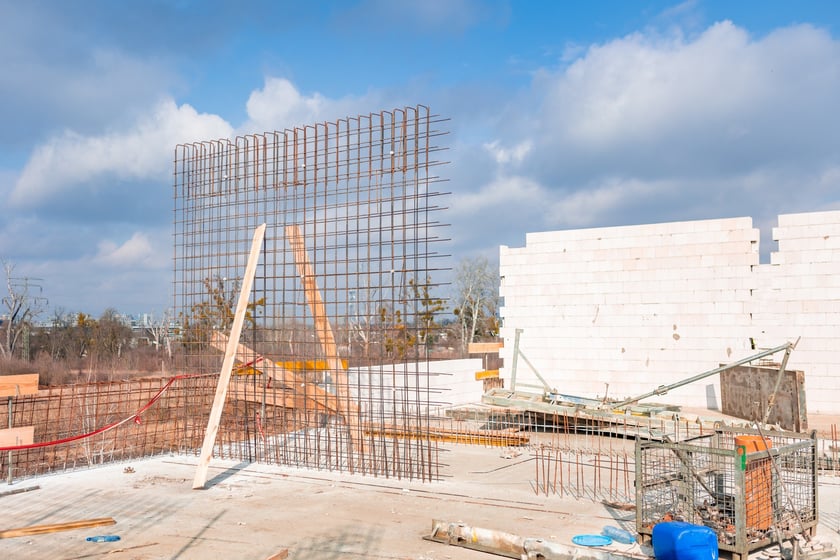 Budowa ZSP na Zwycięskiej (koniec lutego 2025 roku)