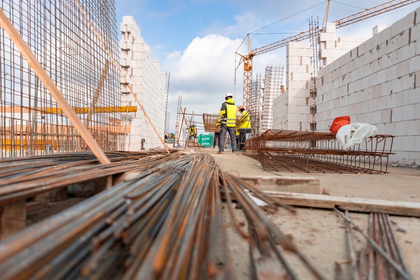Budowa ZSP na Zwycięskiej (koniec lutego 2025 roku)