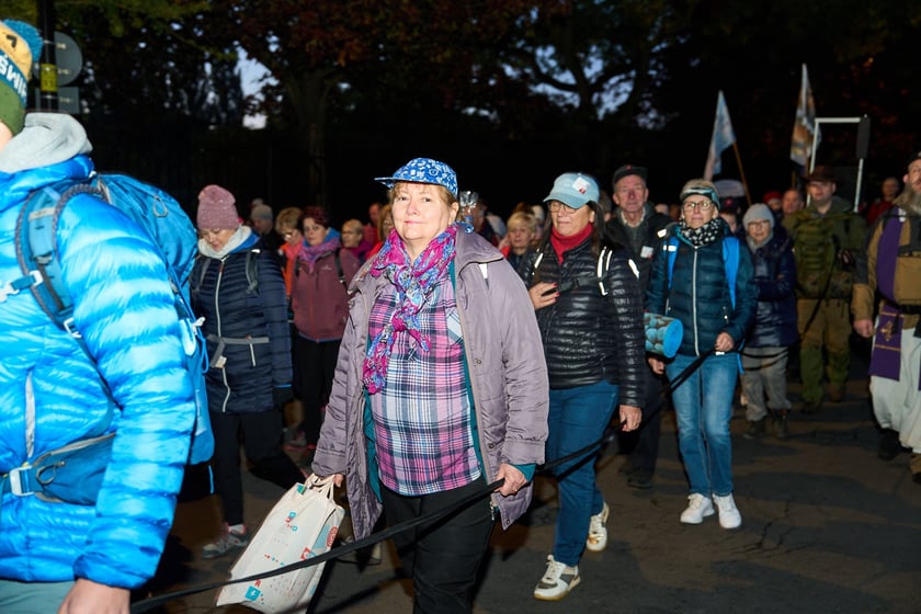 Piesza pielgrzymka z Wrocławia do Trzebnicy - zdjęcia pielgrzymów, 12 października 2024 r.